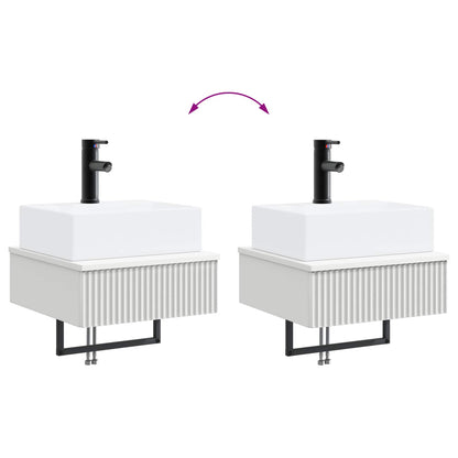 Lavabo da Parete Bianco 40 x 41 x 39 cm Legno ingegnerizzato | homemem39