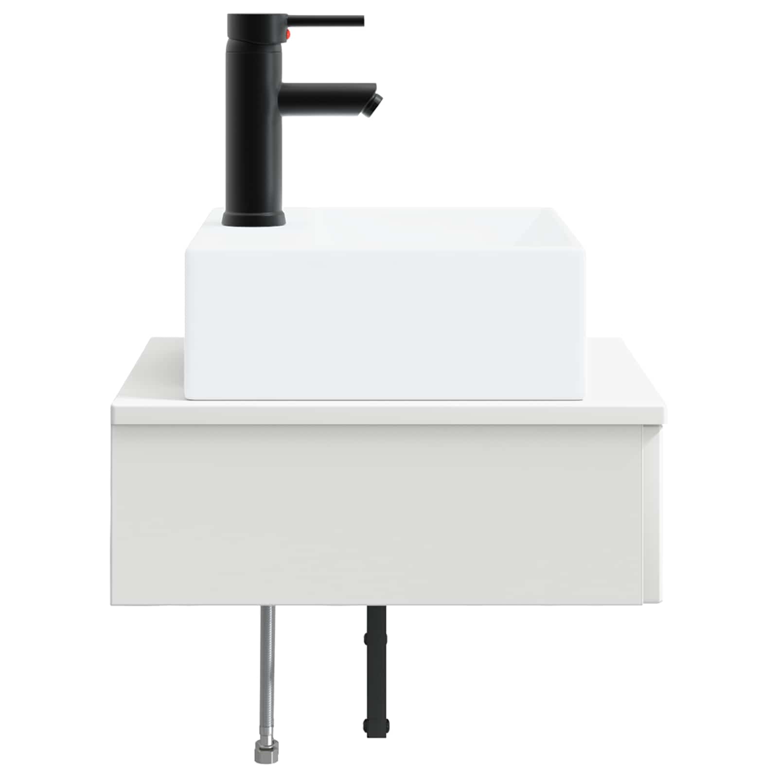 Lavabo da Parete Bianco 40 x 41 x 39 cm Legno ingegnerizzato | homemem39
