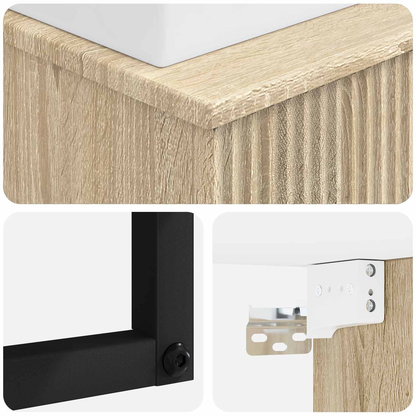 Lavabo da Parete Rovere Sonoma 40 x 41 x 39 cm