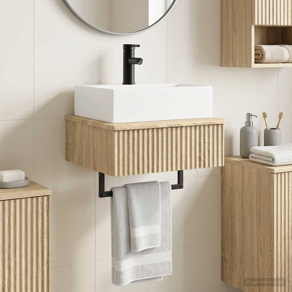 Lavabo da Parete Rovere Sonoma 40 x 41 x 39 cm