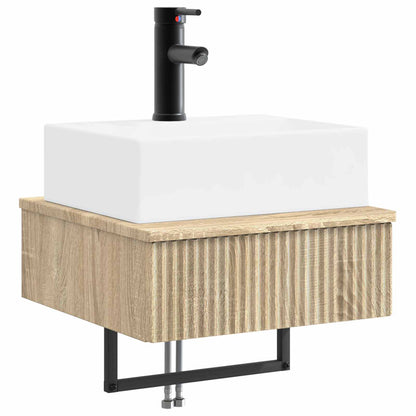 Lavabo da Parete Rovere Sonoma 40 x 41 x 39 cm