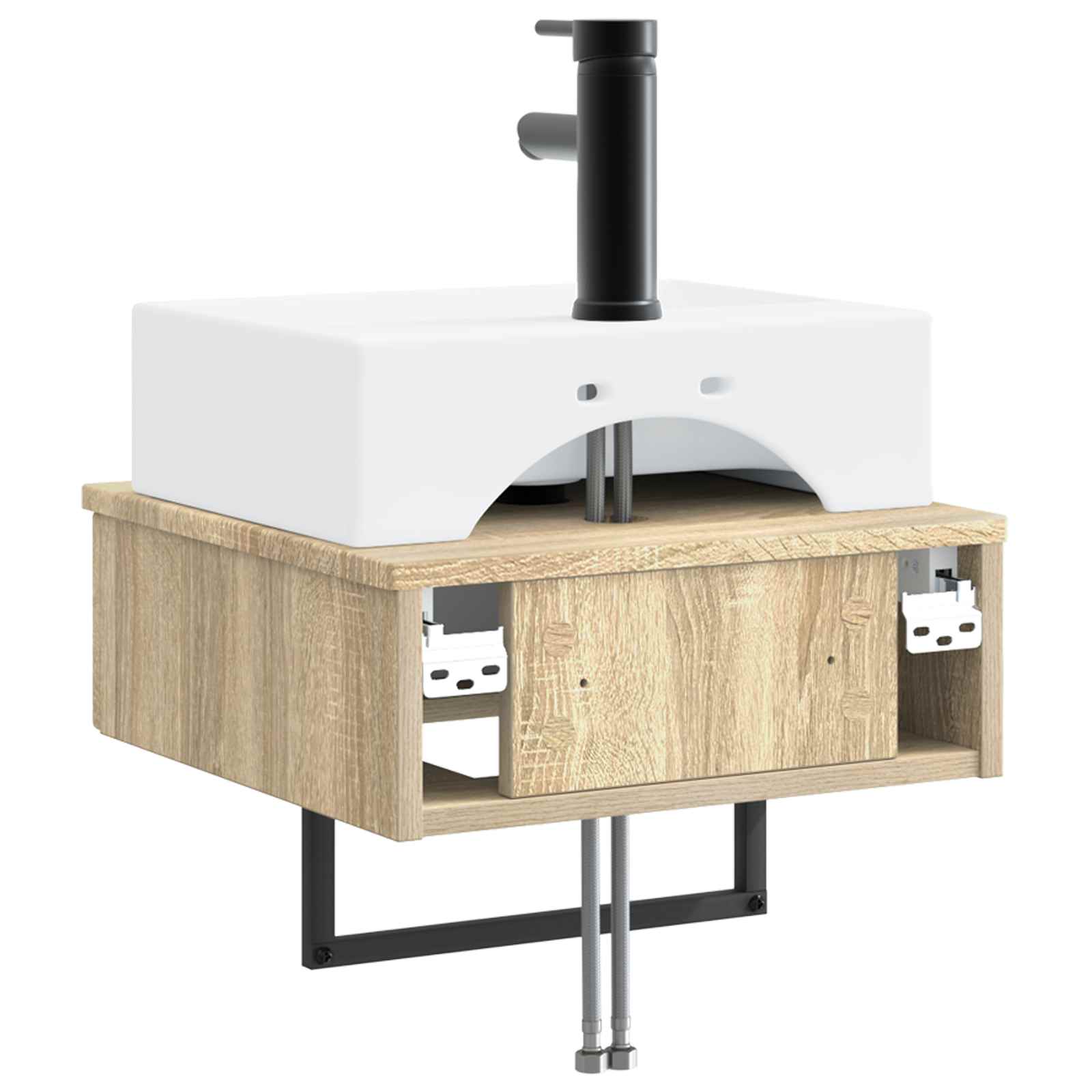 Lavabo da Parete Rovere Sonoma 40 x 41 x 39 cm | homemem39