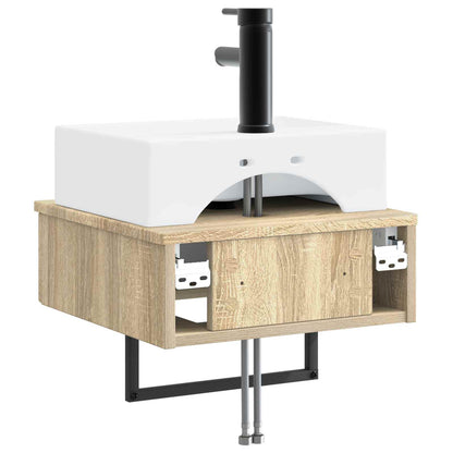 Lavabo da Parete Rovere Sonoma 40 x 41 x 39 cm | homemem39