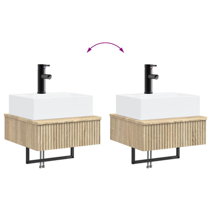 Lavabo da Parete Rovere Sonoma 40 x 41 x 39 cm | homemem39