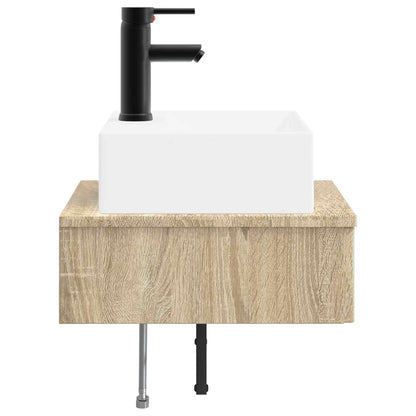 Lavabo da Parete Rovere Sonoma 40 x 41 x 39 cm