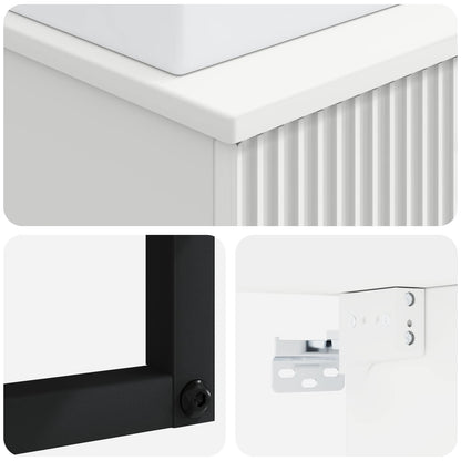 Lavabo da Parete Bianco Lucido 40 x 41 x 39 cm | homemem39