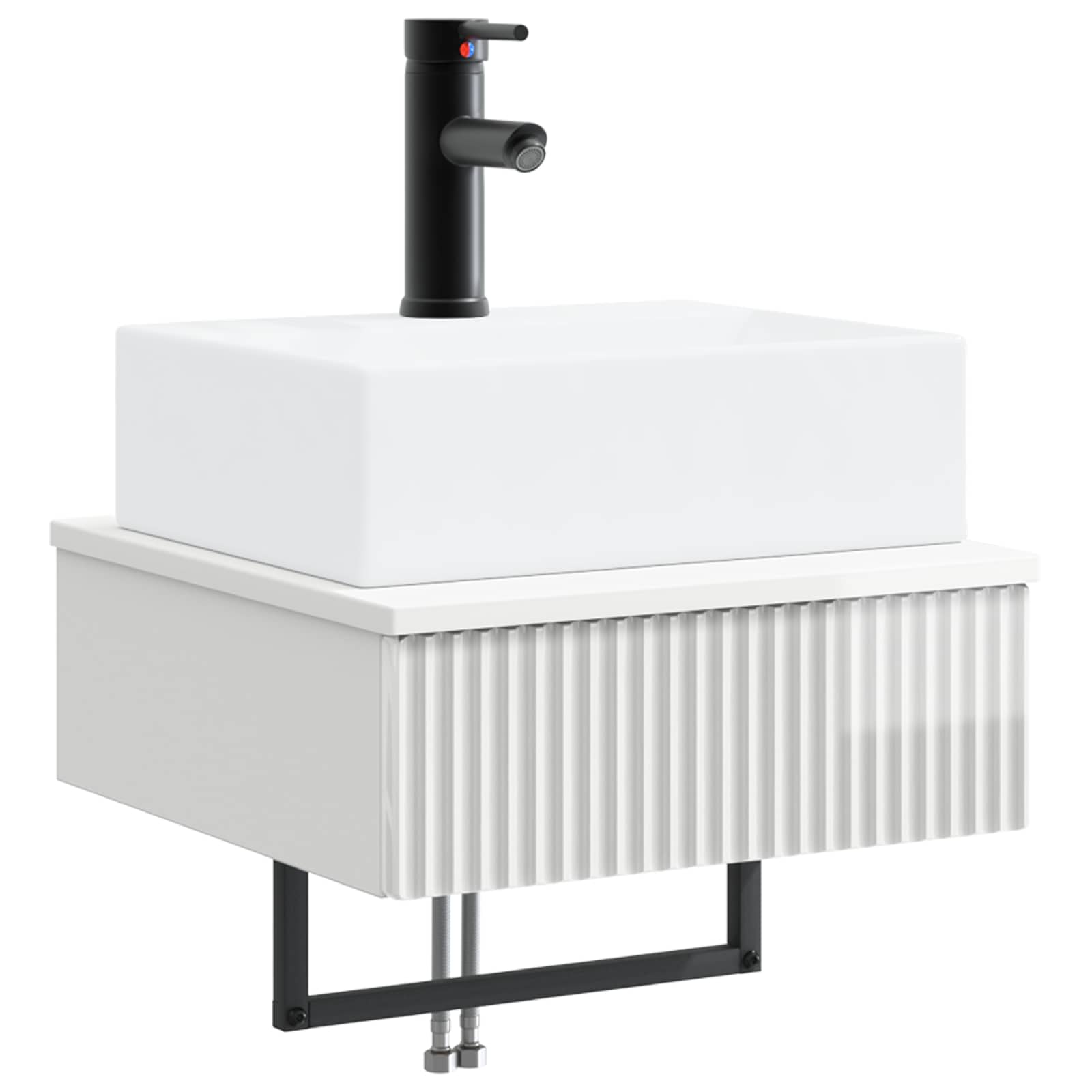 Lavabo da Parete Bianco Lucido 40 x 41 x 39 cm | homemem39