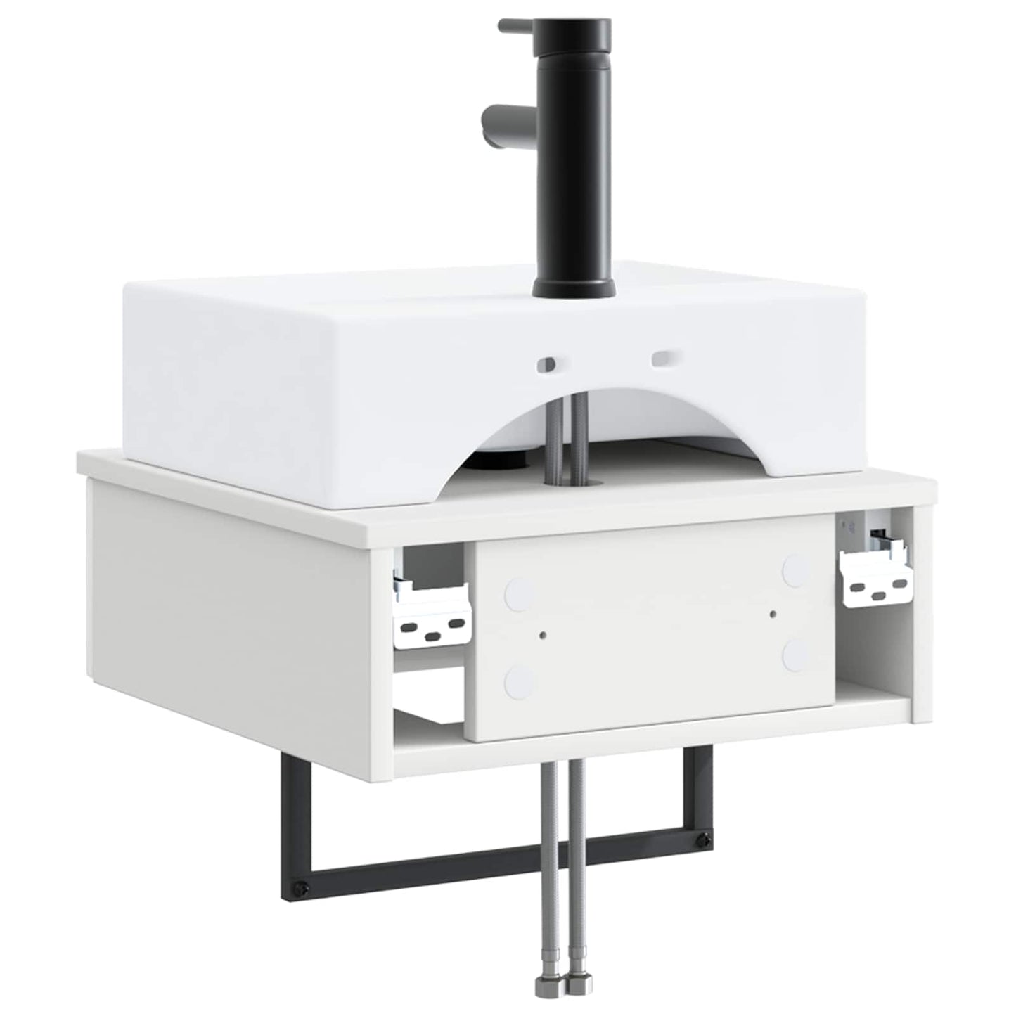 Lavabo da Parete Bianco Lucido 40 x 41 x 39 cm | homemem39