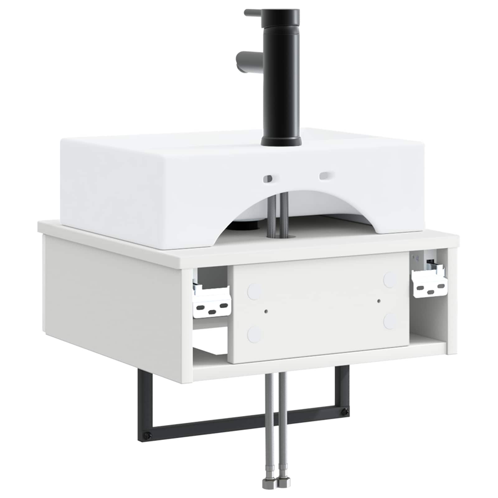 Lavabo da Parete Bianco Lucido 40 x 41 x 39 cm | homemem39