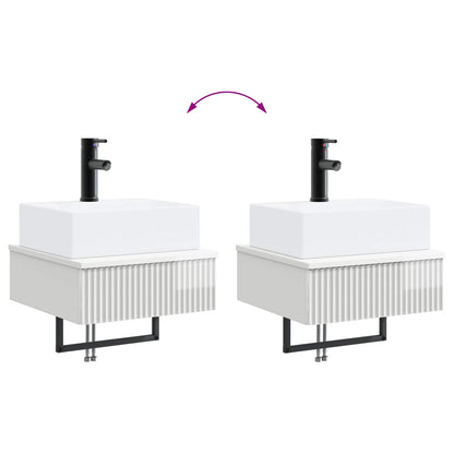Lavabo da Parete Bianco Lucido 40 x 41 x 39 cm | homemem39
