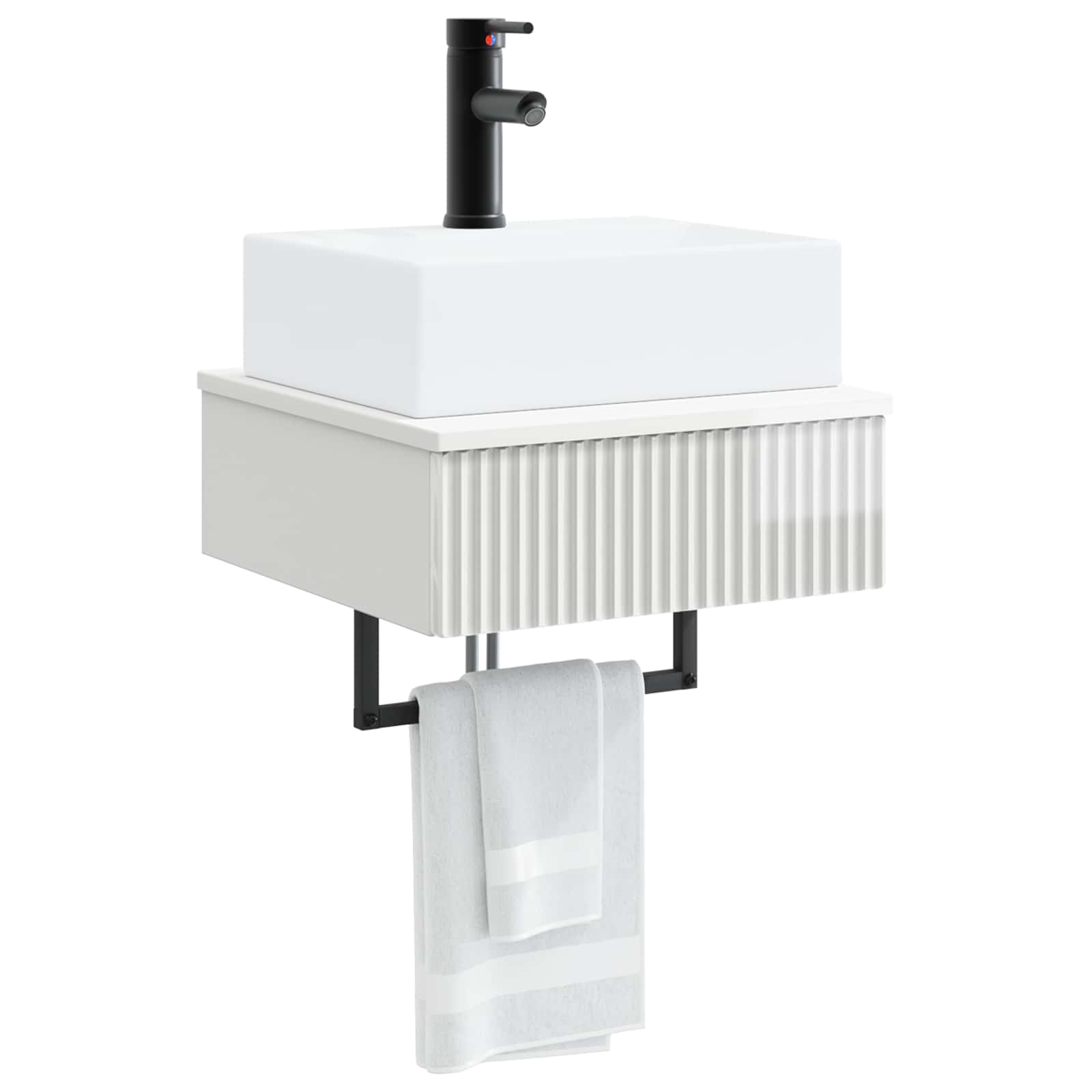 Lavabo da Parete Bianco Lucido 40 x 41 x 39 cm | homemem39