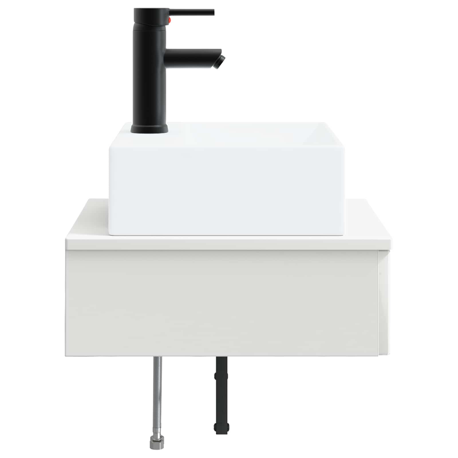 Lavabo da Parete Bianco Lucido 40 x 41 x 39 cm | homemem39