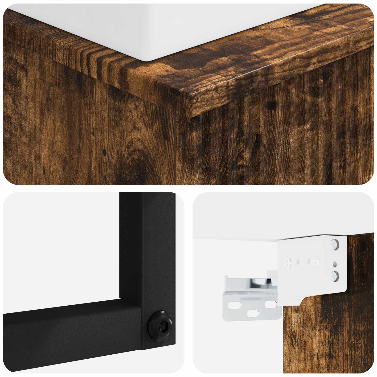 Lavabo da Parete Rovere Fumo 40 x 41 x 39 cm | homemem39
