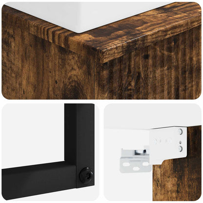 Lavabo da Parete Rovere Fumo 40 x 41 x 39 cm | homemem39