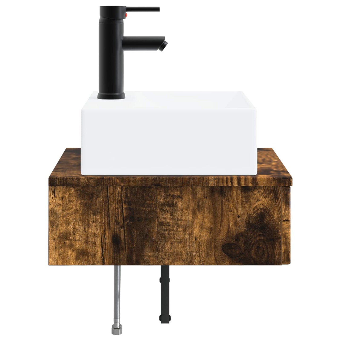 Lavabo da Parete Rovere Fumo 40 x 41 x 39 cm