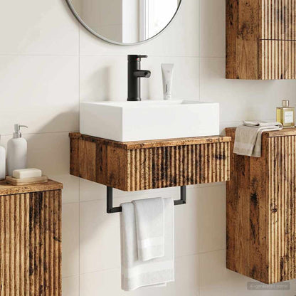 Lavabo da Parete Legno antico 40 x 41 x 39 cm | homemem39