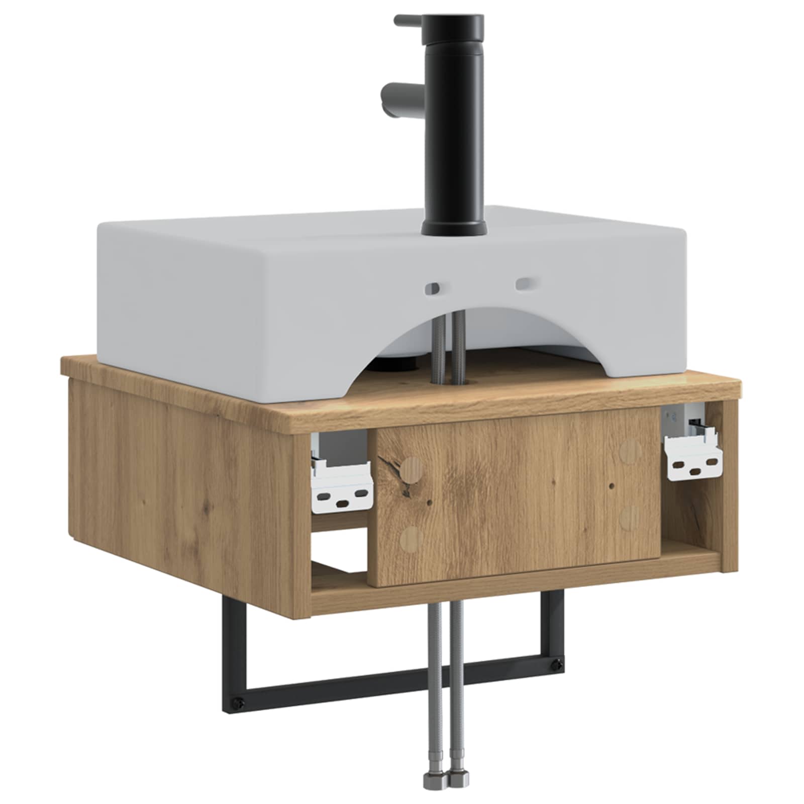 Lavabo da Parete Rovere Artigianale 40 x 41 x 39 cm | homemem39
