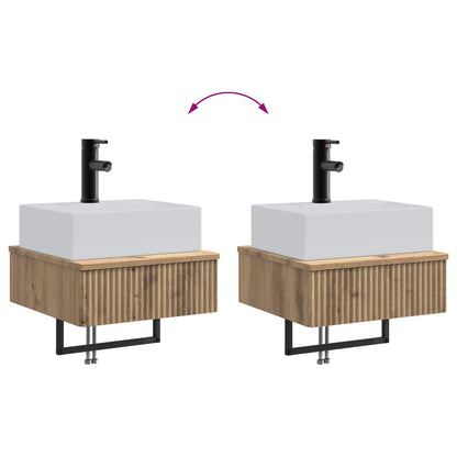 Lavabo da Parete Rovere Artigianale 40 x 41 x 39 cm | homemem39