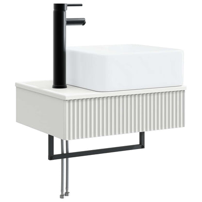 Lavabo da Parete Bianco 53 x 35 x 39 cm Legno ingegnerizzato | homemem39