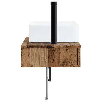 Lavabo da Parete Legno antico 53 x 35 x 39 cm | homemem39