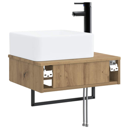 Lavabo da Parete Rovere Artigianale 53 x 35 x 39 cm | homemem39
