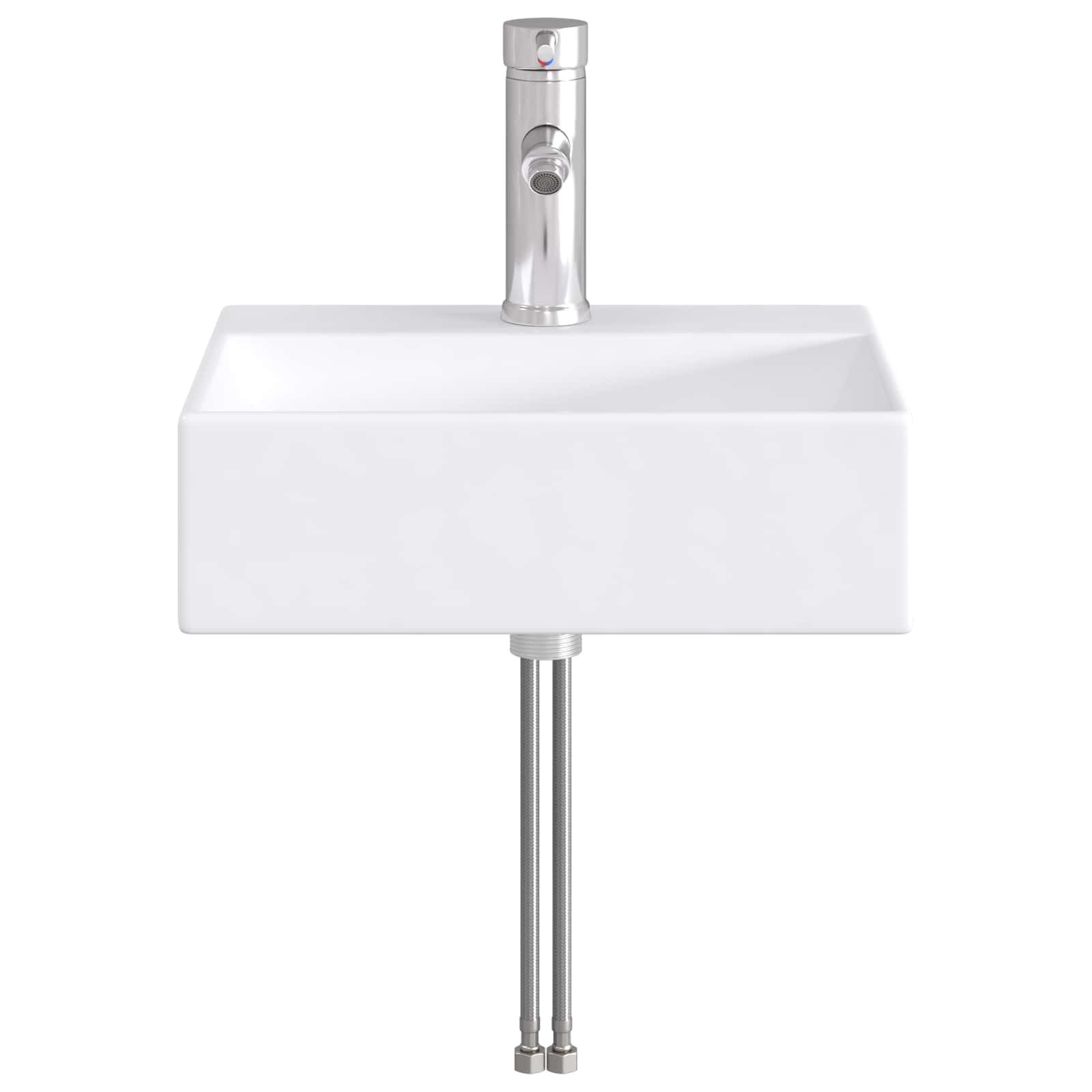 Lavabo da bagno Cromato 39 x 30,5 x 12,5 cm Metallo | homemem39