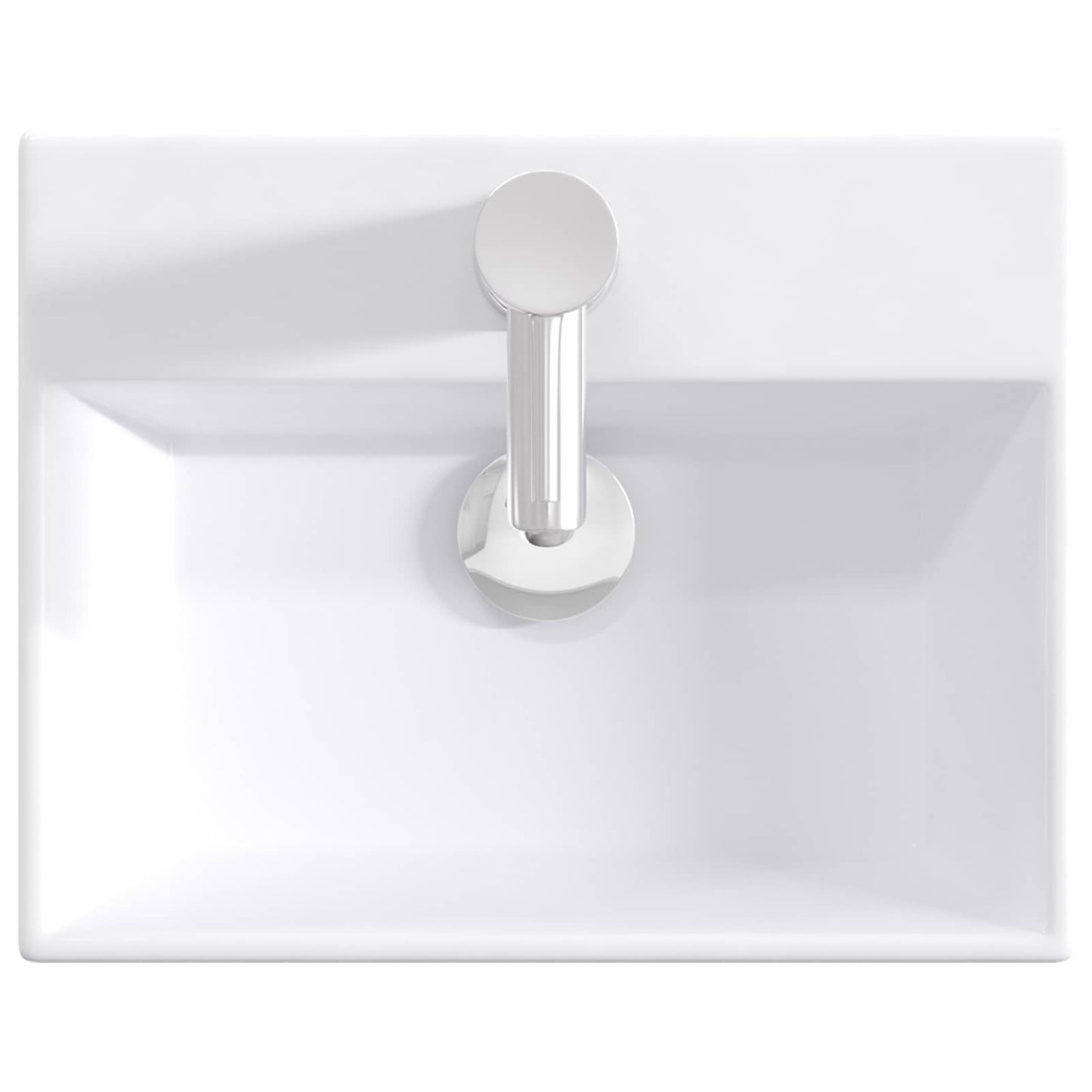 Lavabo da bagno Cromato 39 x 30,5 x 12,5 cm Metallo | homemem39