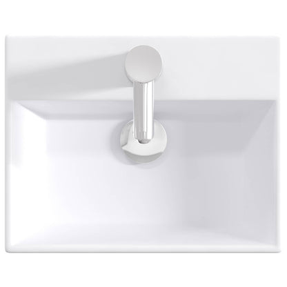 Lavabo da bagno Cromato 39 x 30,5 x 12,5 cm Metallo | homemem39
