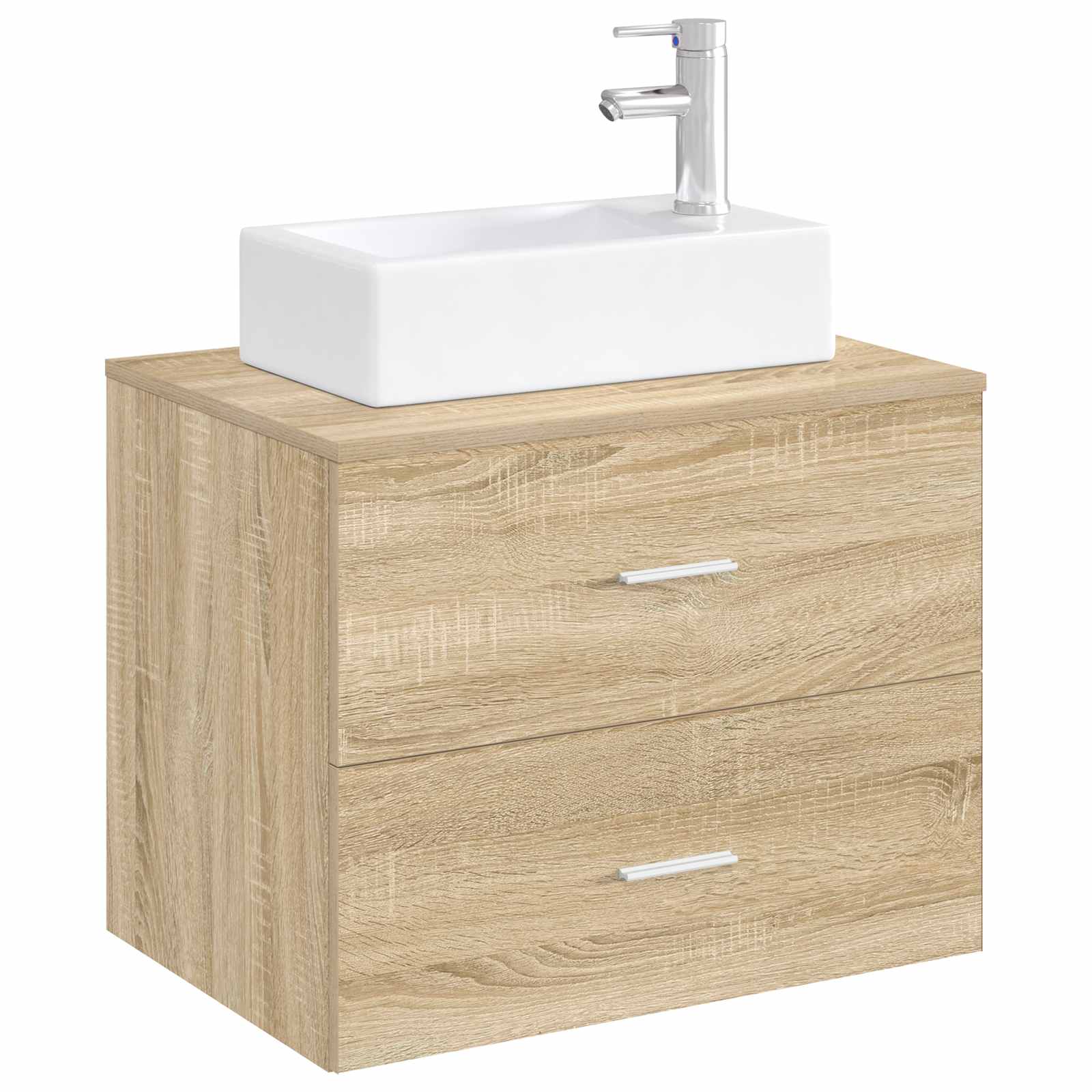 Lavabo da bagno Cromato 45,5 x 25,5 x 13 cm Metallo | homemem39