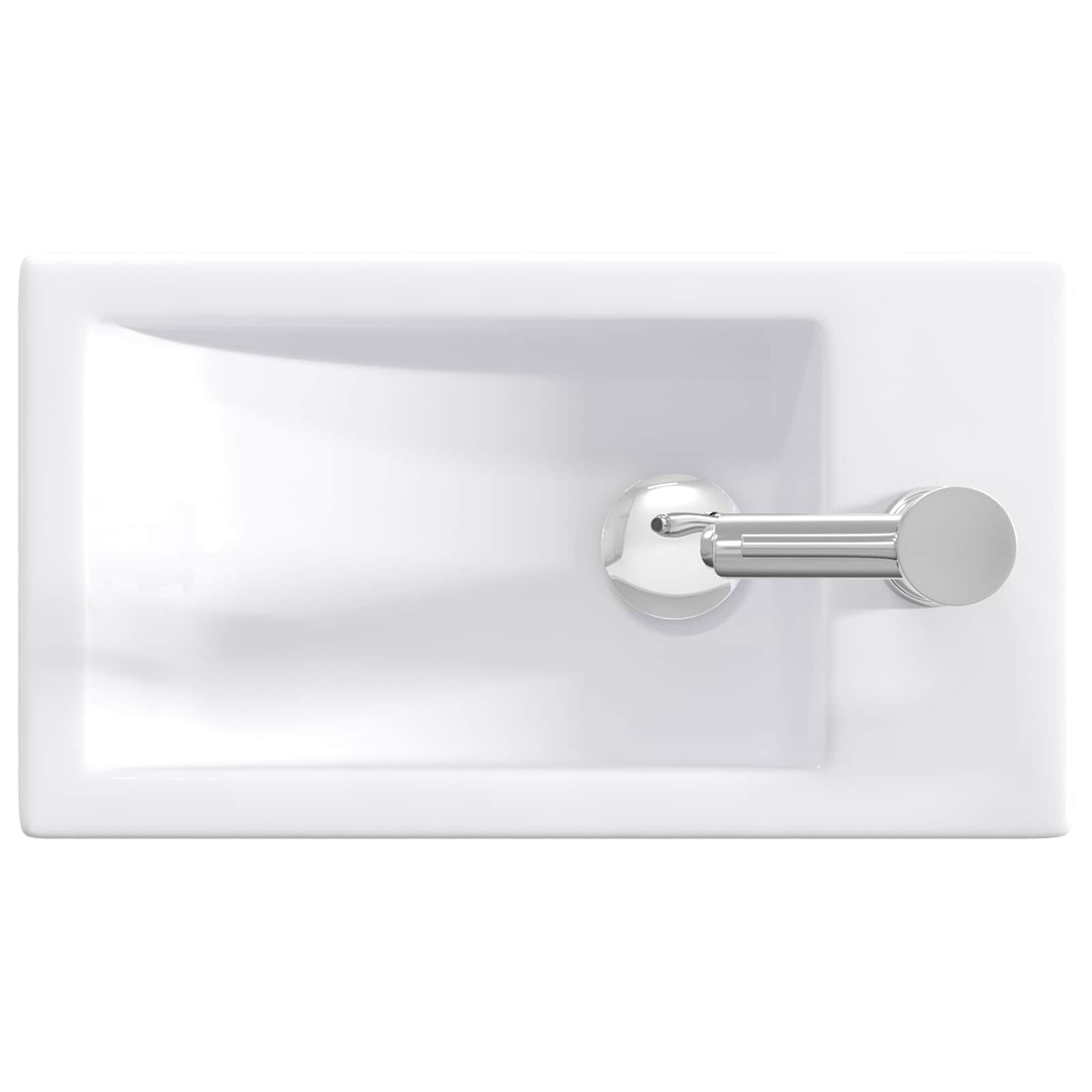 Lavabo da bagno Cromato 45,5 x 25,5 x 13 cm Metallo | homemem39