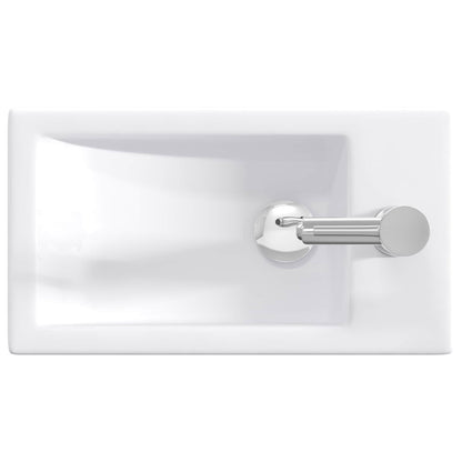Lavabo da bagno Cromato 45,5 x 25,5 x 13 cm Metallo | homemem39