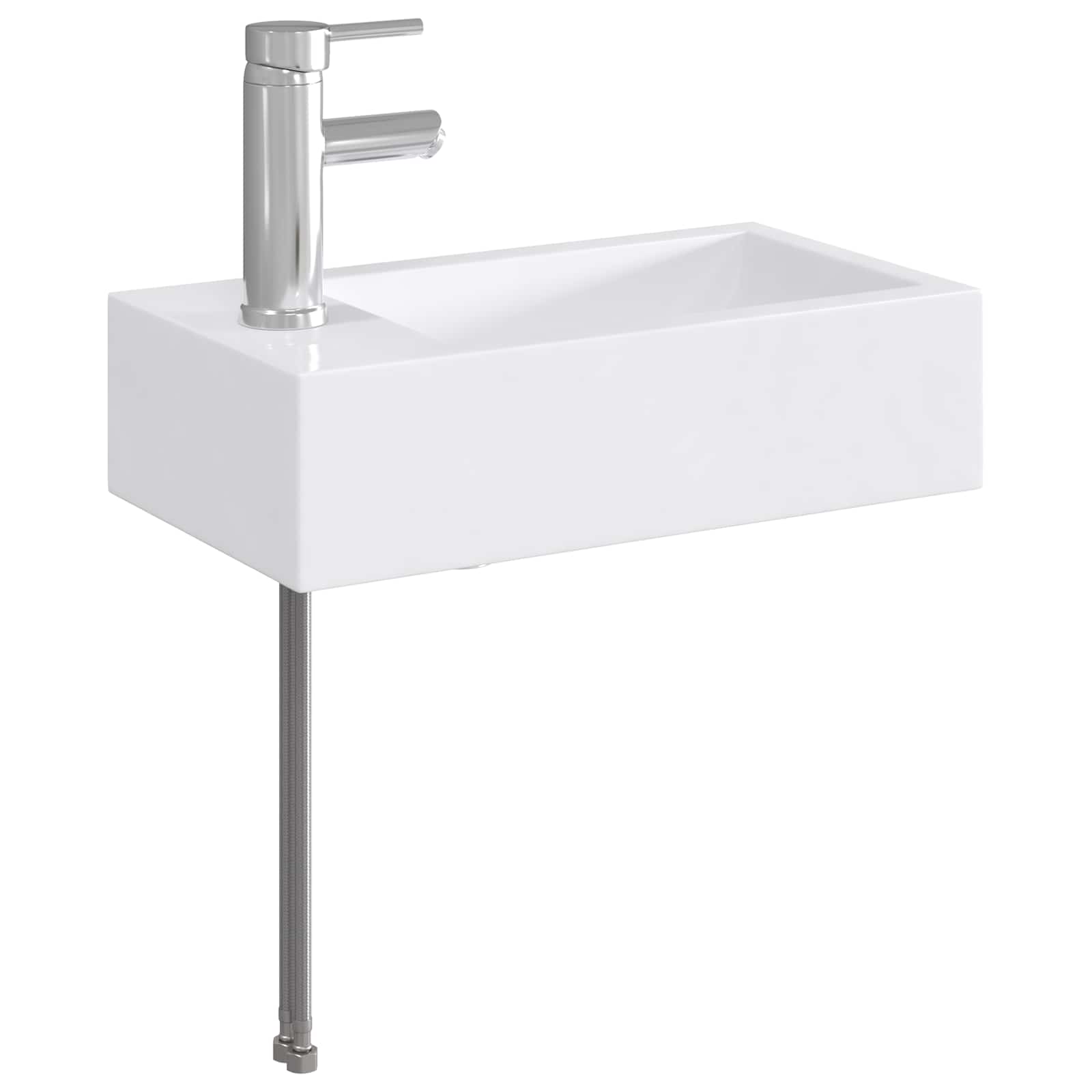 Lavabo da bagno Cromato 45,5 x 25,5 x 13 cm Metallo | homemem39