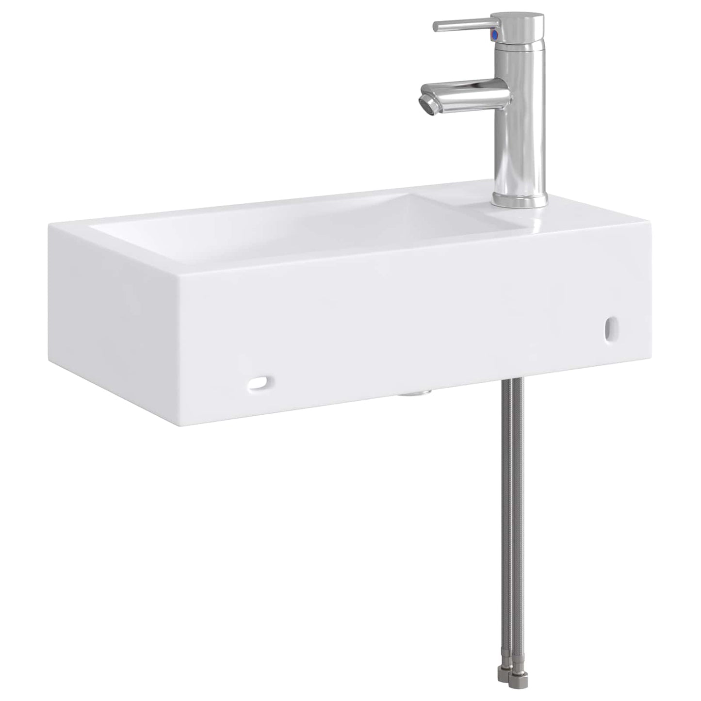 Lavabo da bagno Cromato 45,5 x 25,5 x 13 cm Metallo | homemem39