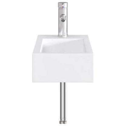 Lavabo da bagno Cromato 45,5 x 25,5 x 13 cm Metallo | homemem39
