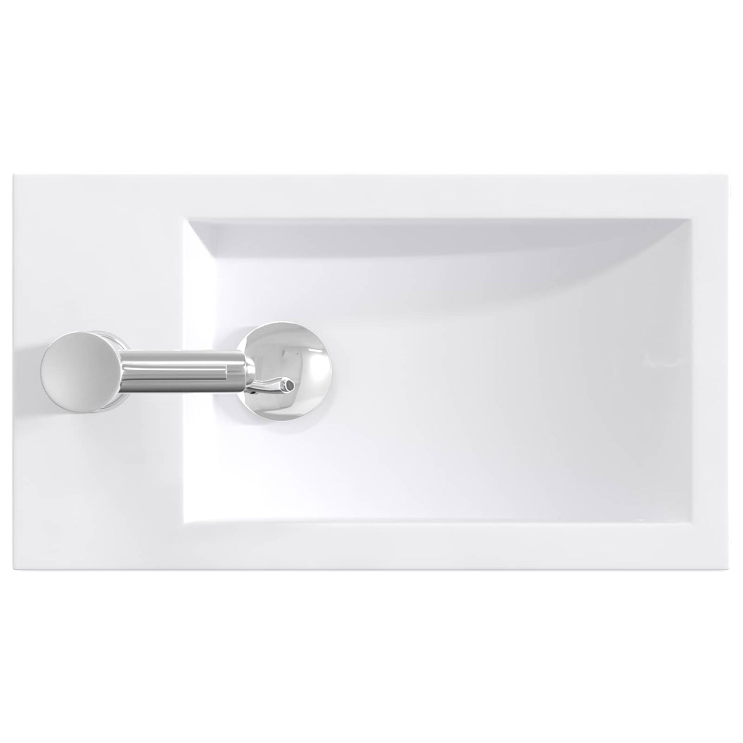 Lavabo da bagno Cromato 45,5 x 25,5 x 13 cm Metallo | homemem39