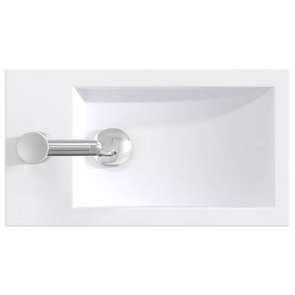 Lavabo da bagno Cromato 45,5 x 25,5 x 13 cm Metallo | homemem39