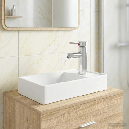 Lavabo da bagno Cromato 40,5 x 22,5 x 11,5 cm Metallo | homemem39