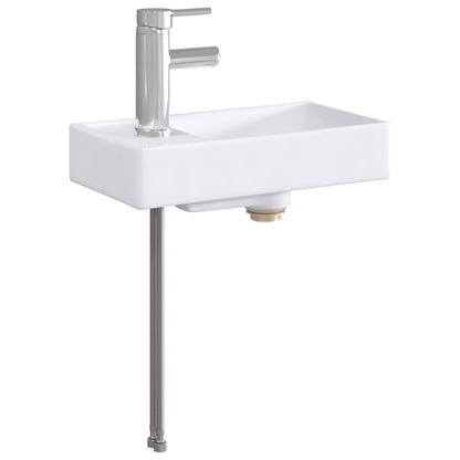 Lavabo da bagno Cromato 40,5 x 22,5 x 11,5 cm Metallo | homemem39