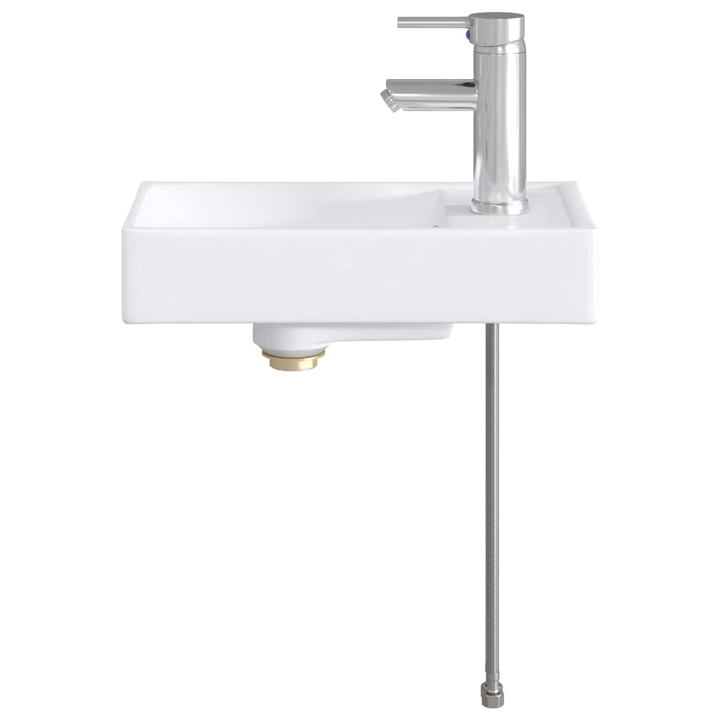 Lavabo da bagno Cromato 40,5 x 22,5 x 11,5 cm Metallo | homemem39