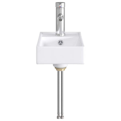Lavabo da bagno Cromato 40,5 x 22,5 x 11,5 cm Metallo | homemem39