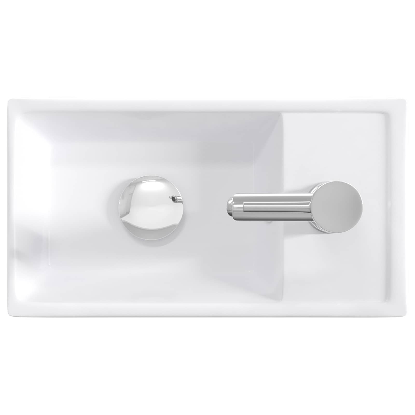 Lavabo da bagno Cromato 40,5 x 22,5 x 11,5 cm Metallo | homemem39