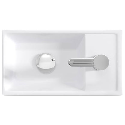Lavabo da bagno Cromato 40,5 x 22,5 x 11,5 cm Metallo | homemem39
