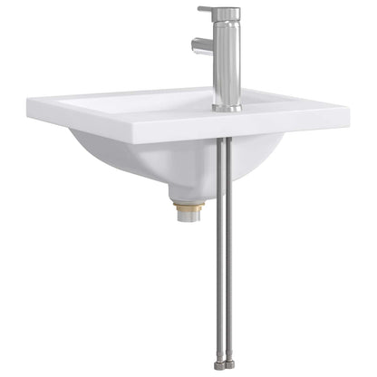 Lavabo da bagno Cromato 42 x 40 x 16,5 cm Metallo | homemem39