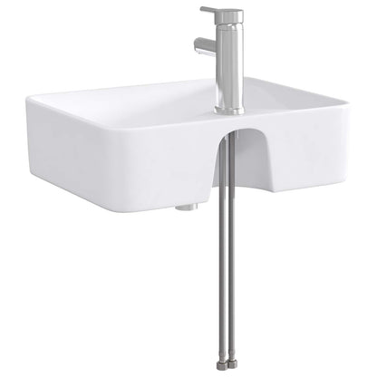 Lavabo da bagno Cromato 48,5 x 37,5 x 13 cm Metallo | homemem39