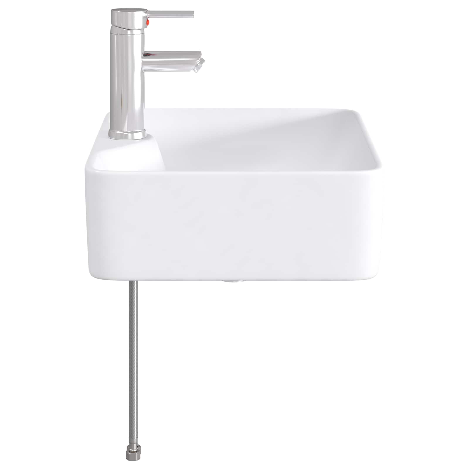 Lavabo da bagno Cromato 48,5 x 37,5 x 13 cm Metallo | homemem39
