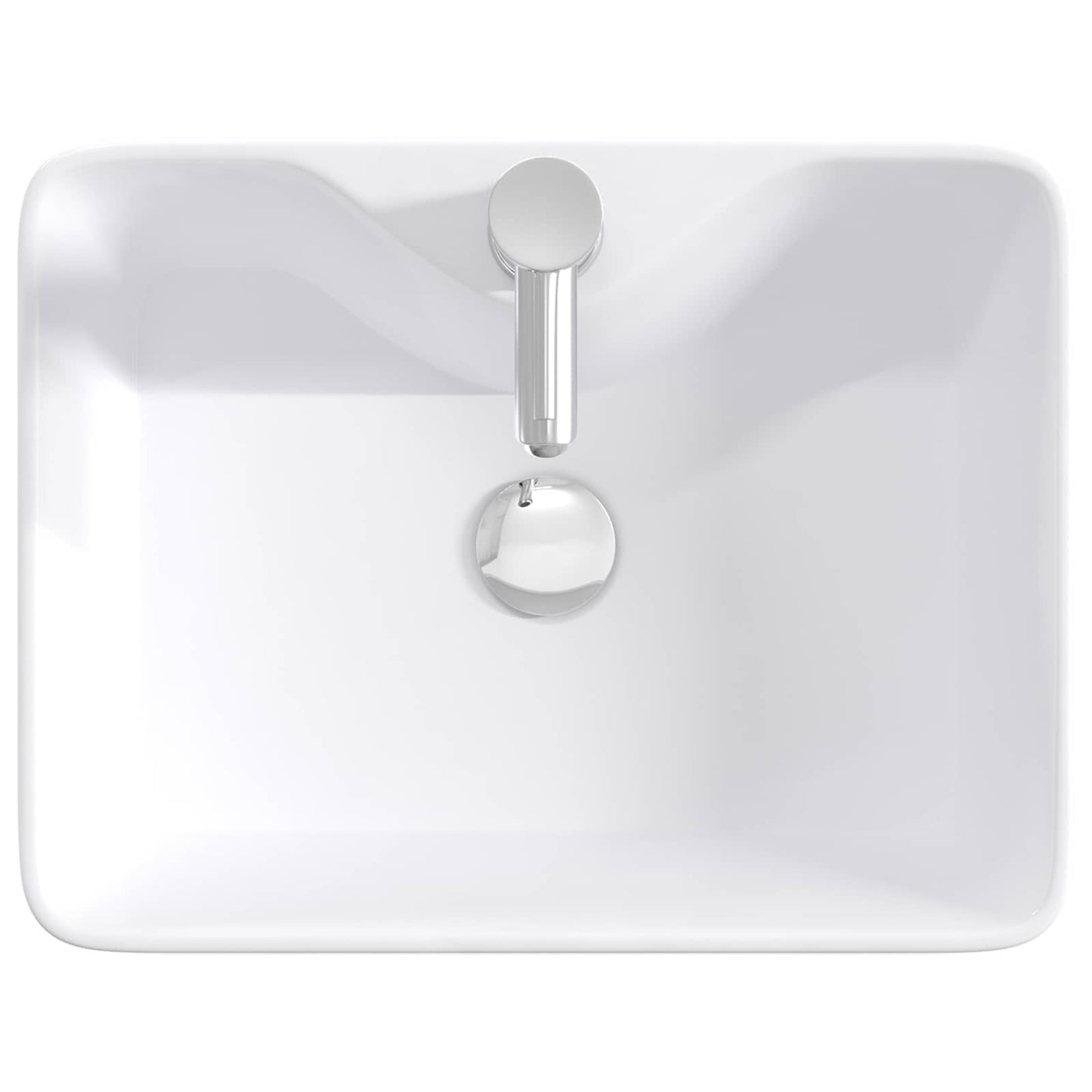 Lavabo da bagno Cromato 48,5 x 37,5 x 13 cm Metallo | homemem39