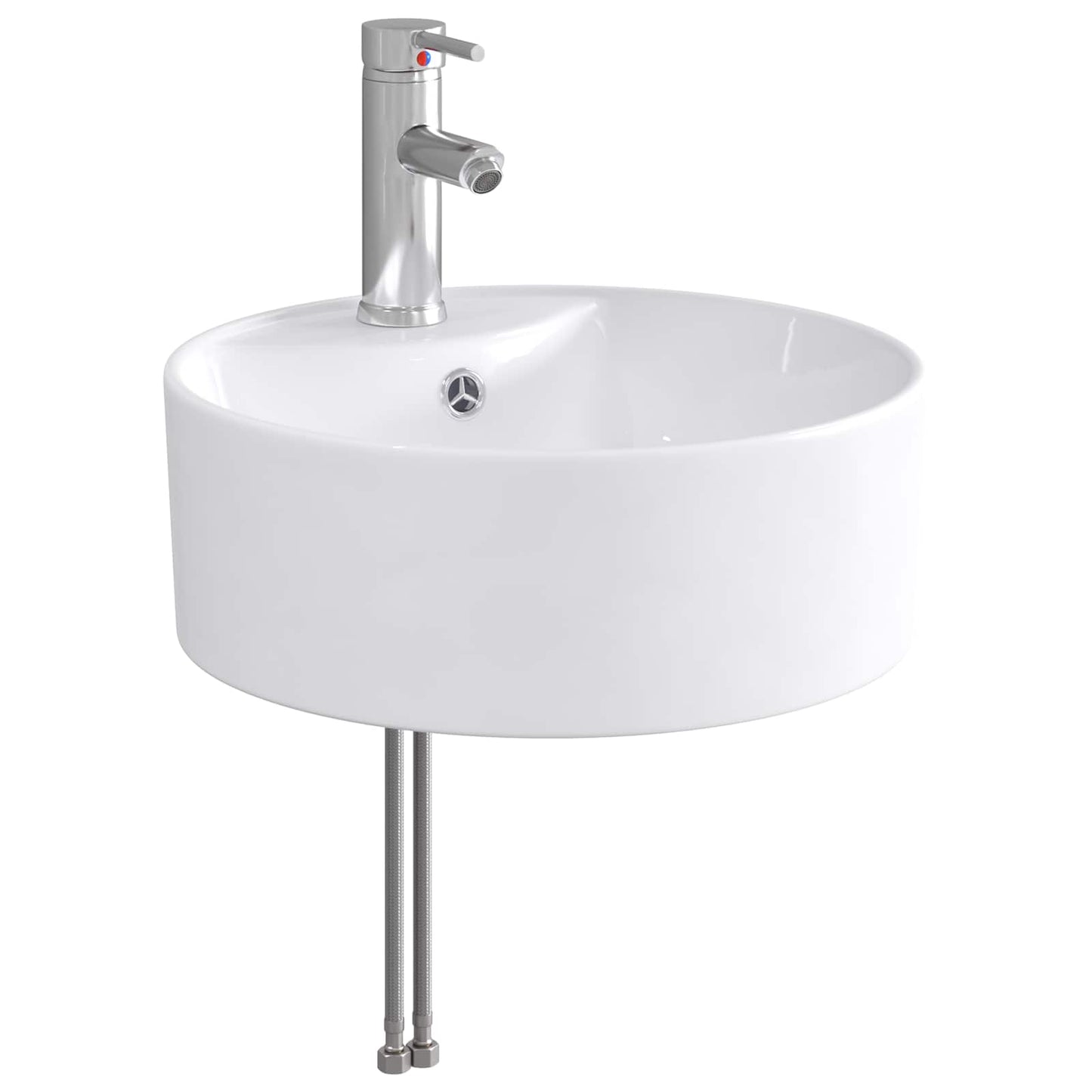 Lavabo da bagno Cromato 40,5 x 40,5 x 15 cm Metallo | homemem39
