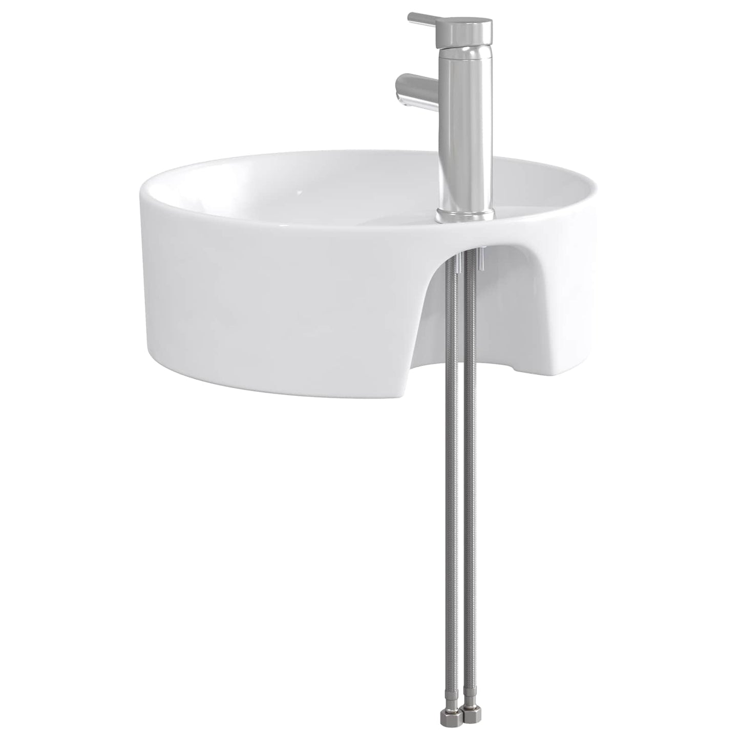 Lavabo da bagno Cromato 40,5 x 40,5 x 15 cm Metallo | homemem39