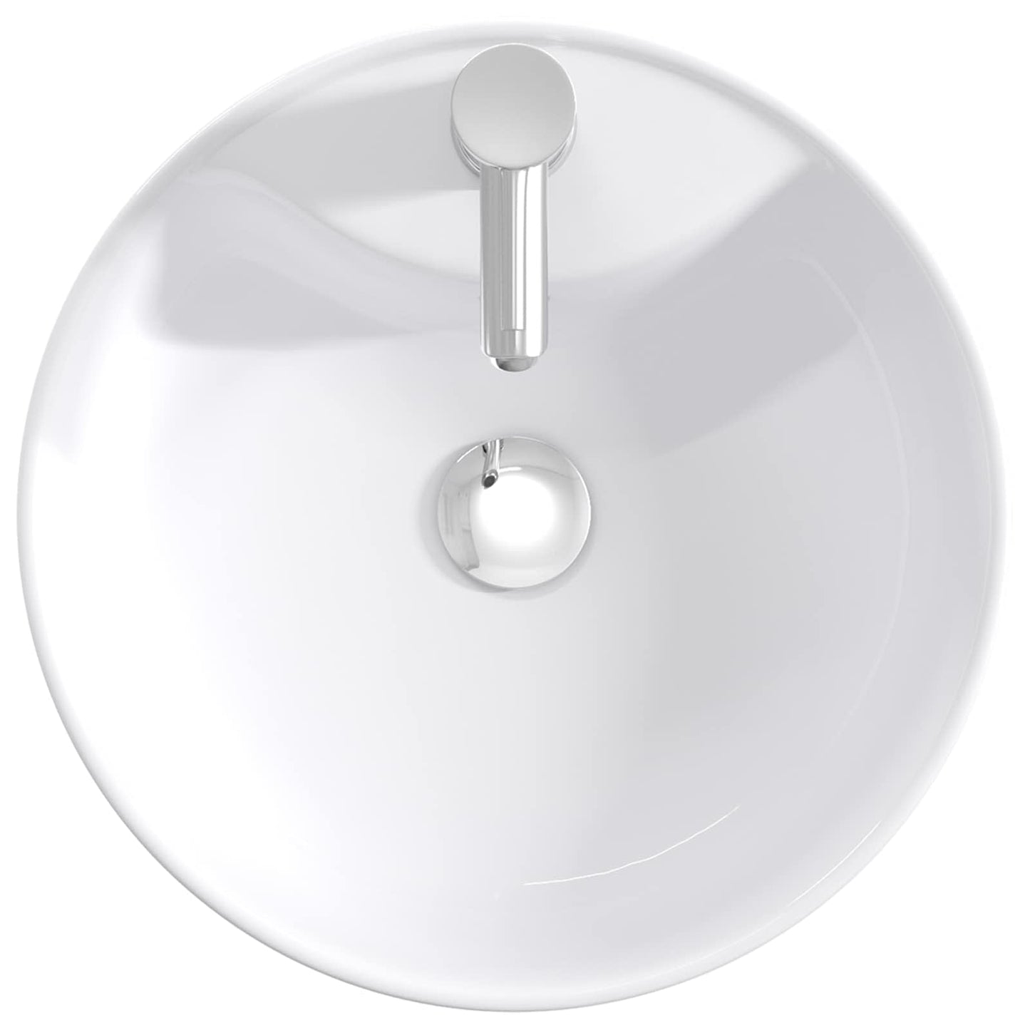 Lavabo da bagno Cromato 40,5 x 40,5 x 15 cm Metallo | homemem39