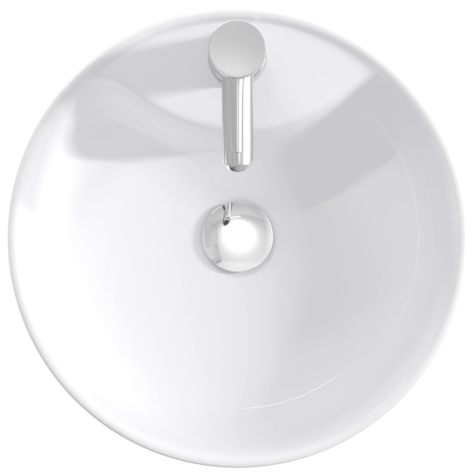 Lavabo da bagno Cromato 40,5 x 40,5 x 15 cm Metallo | homemem39